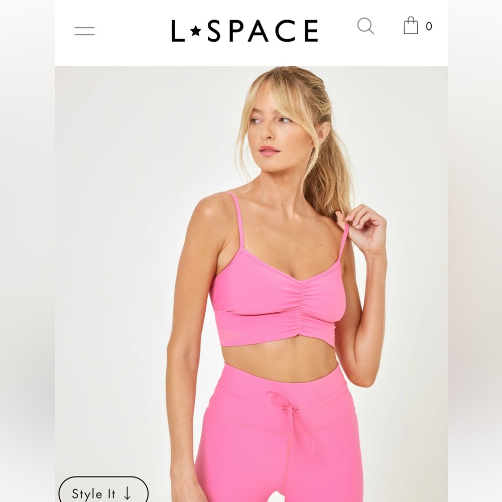 Lspace Size Small Matching Set, Worn Only Once, G… - image 1